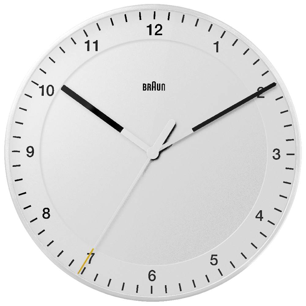 Braun BNC017WHWH-NRC Wall Clock Quartz Uhr
