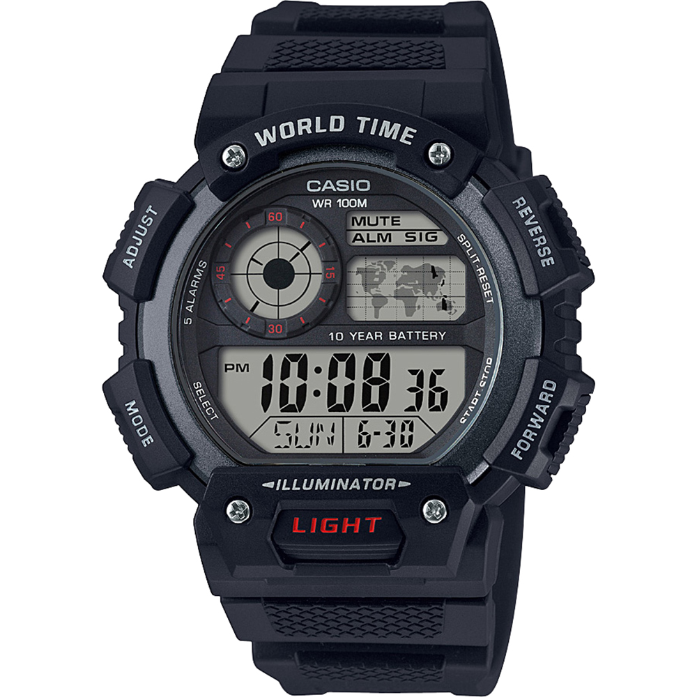 Casio Collection AE-1400WH-1AVEF World Timer Uhr