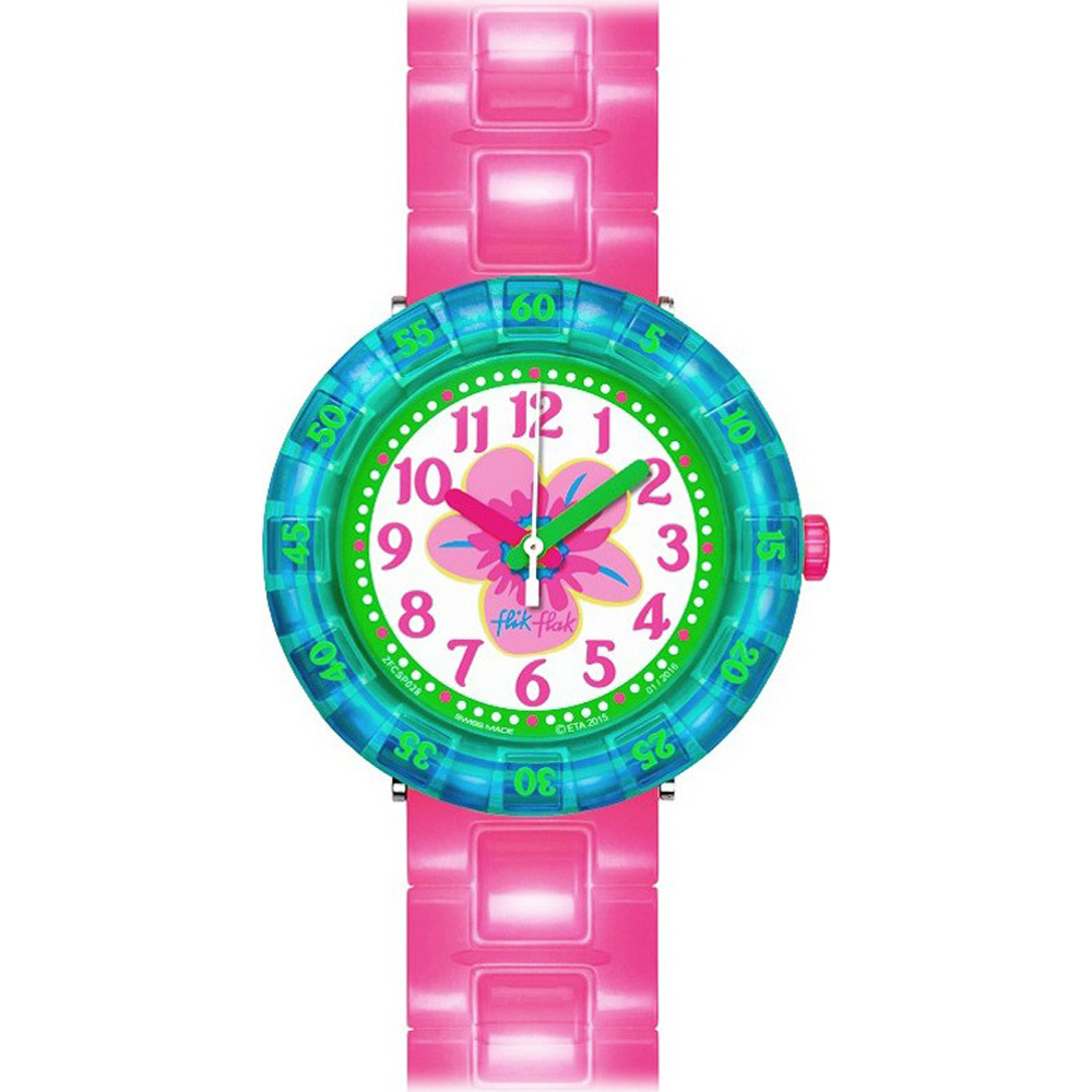 Flik Flak 7+ Power Time FCSP028 Chewy Pink Uhr
