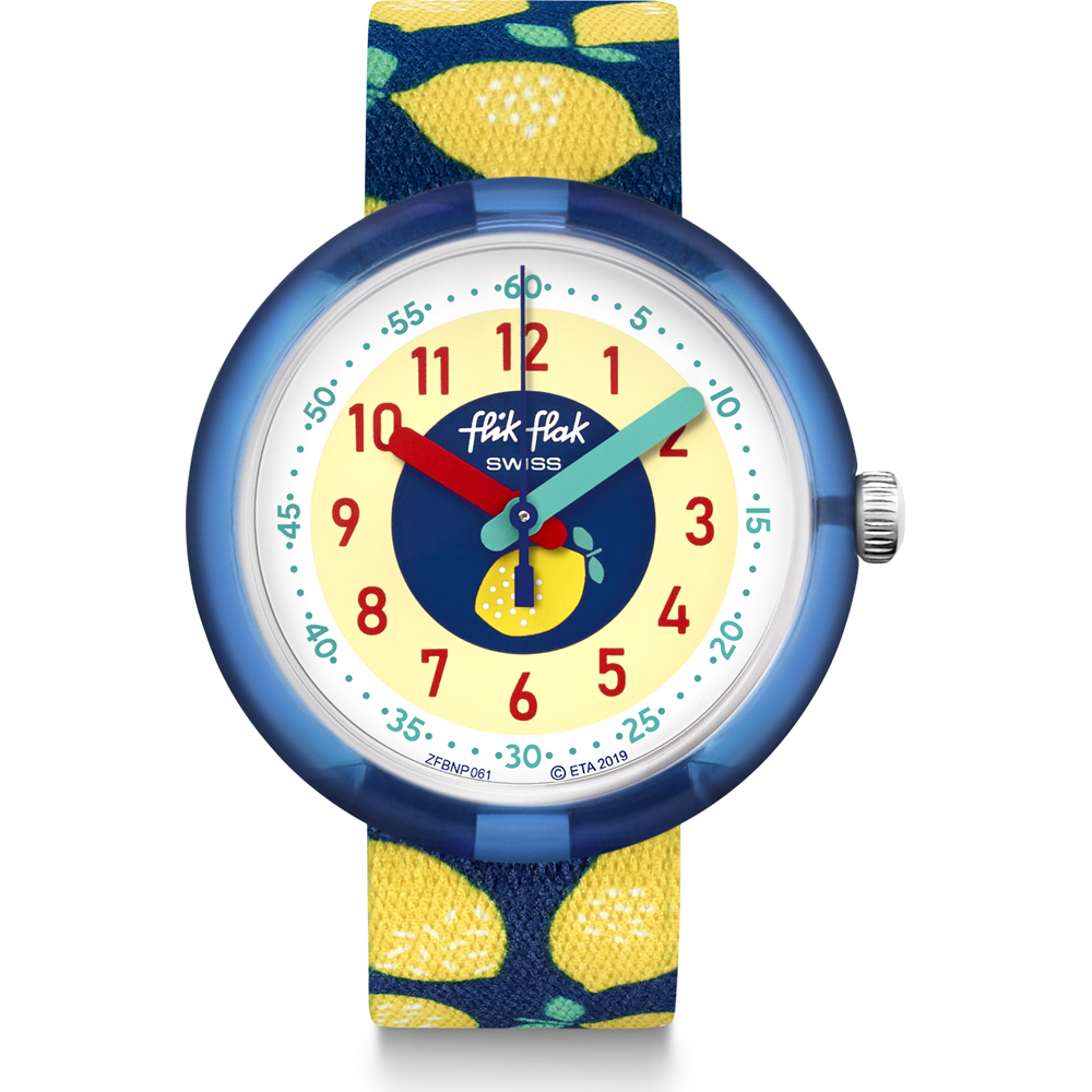 Flik Flak 5+ Power Time FPNP061 Limonata Uhr