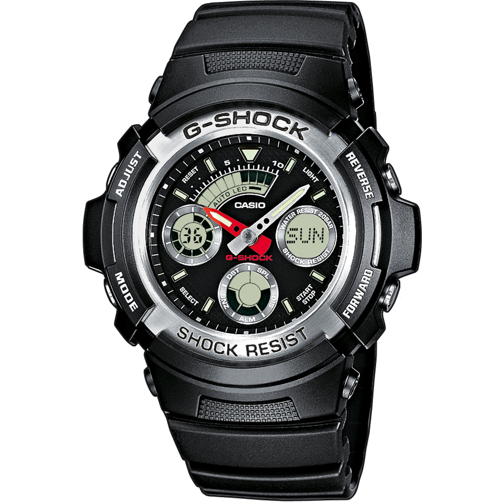 G-Shock Classic Style AW-590-1AER Speed Shifter Uhr