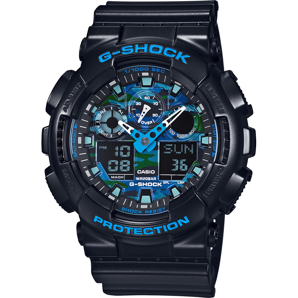 G-Shock Classic Style GA-100CB-1AER Cool Blue Uhr