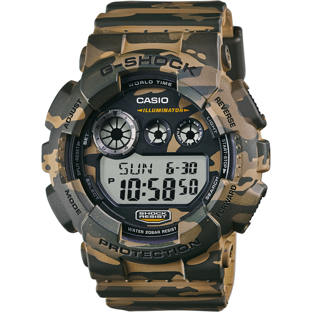 G-Shock Classic Style GD-120CM-5 Camouflage Uhr