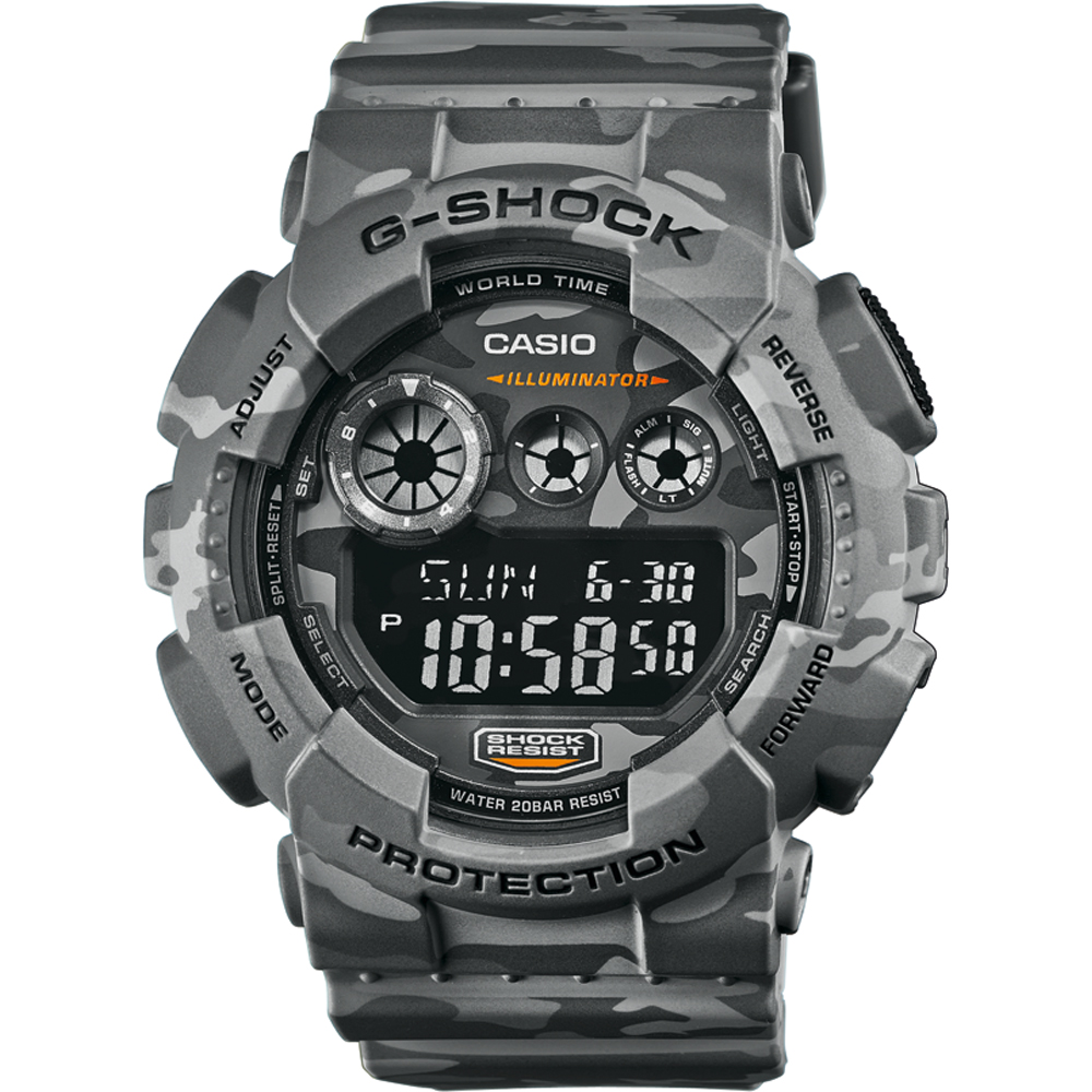 G-Shock Classic Style GD-120CM-8 Camouflage Uhr