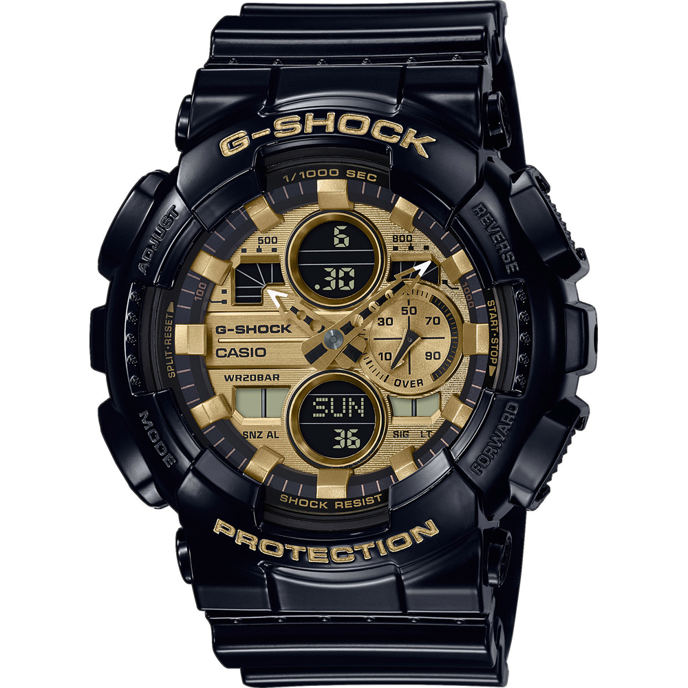 G-Shock Classic Style GA-140GB-1A1ER Ana-Digi - Garrish Black Uhr