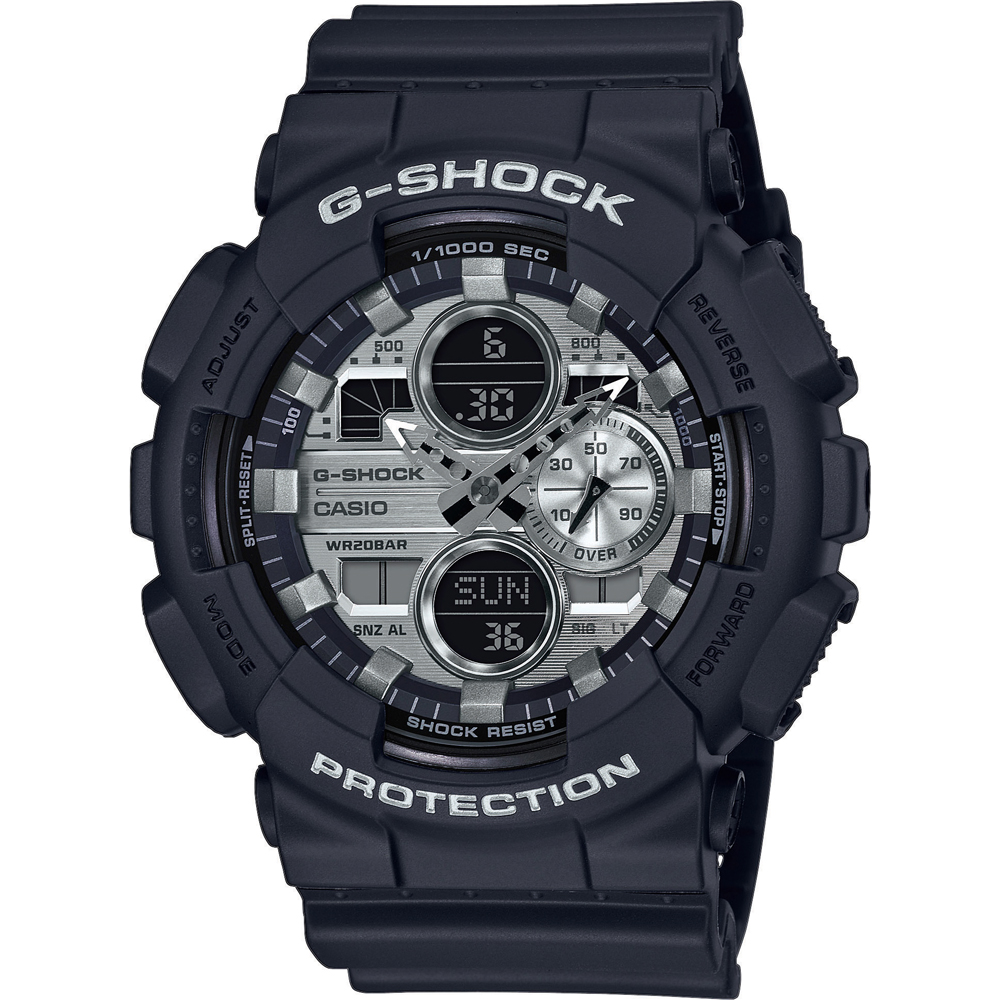 G-Shock Classic Style GA-140GM-1A1ER Ana-Digi - Glossy Metal Uhr