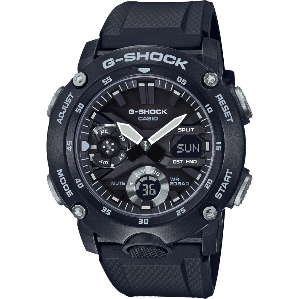 G-Shock Classic Style GA-2000S-1AER Carbon Core Uhr