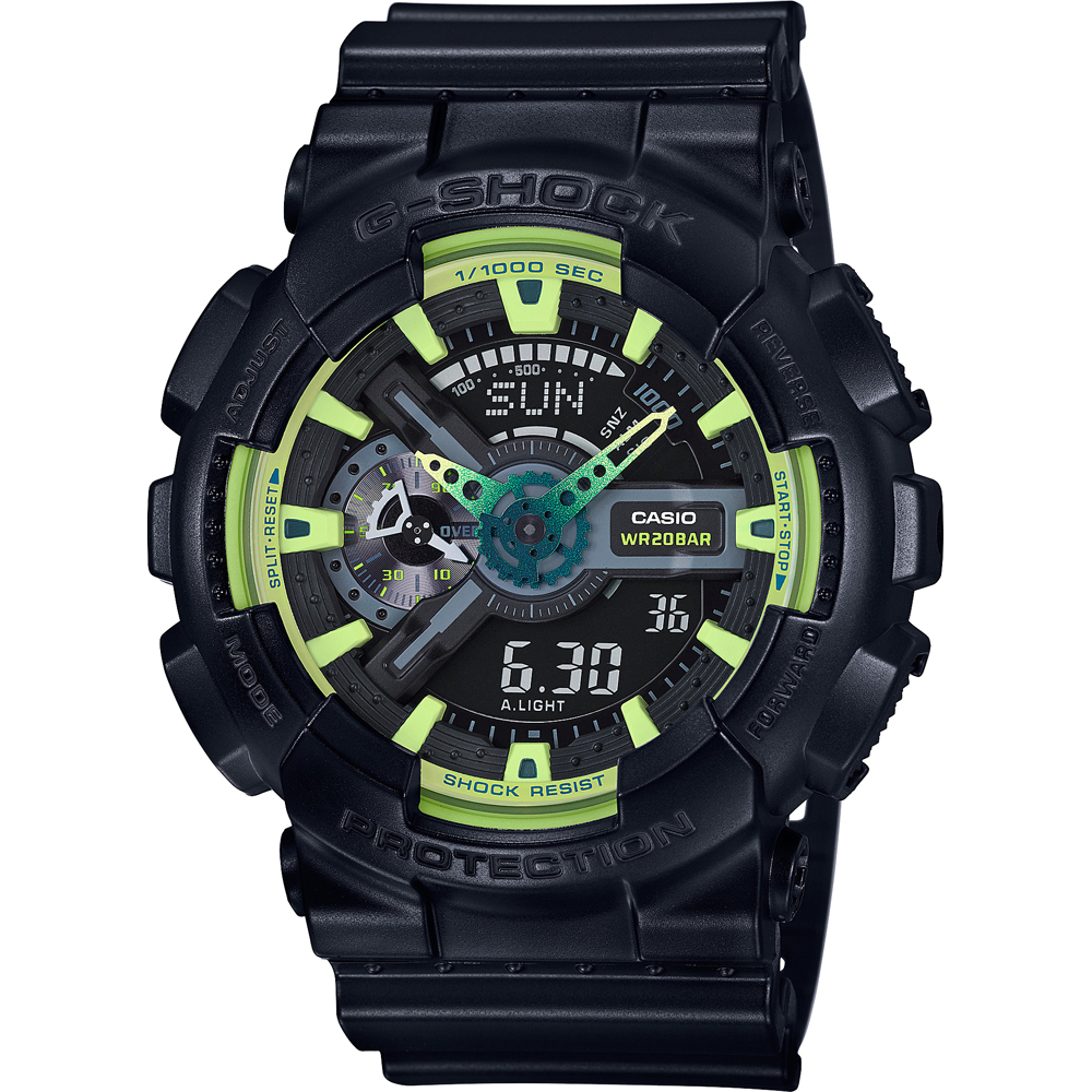 G-Shock Classic Style GA-110LY-1A Classic Lime Uhr