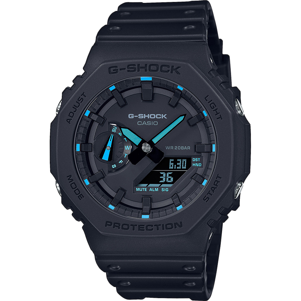 G-Shock Classic Style GA-2100-1A2ER Neon Accent Uhr