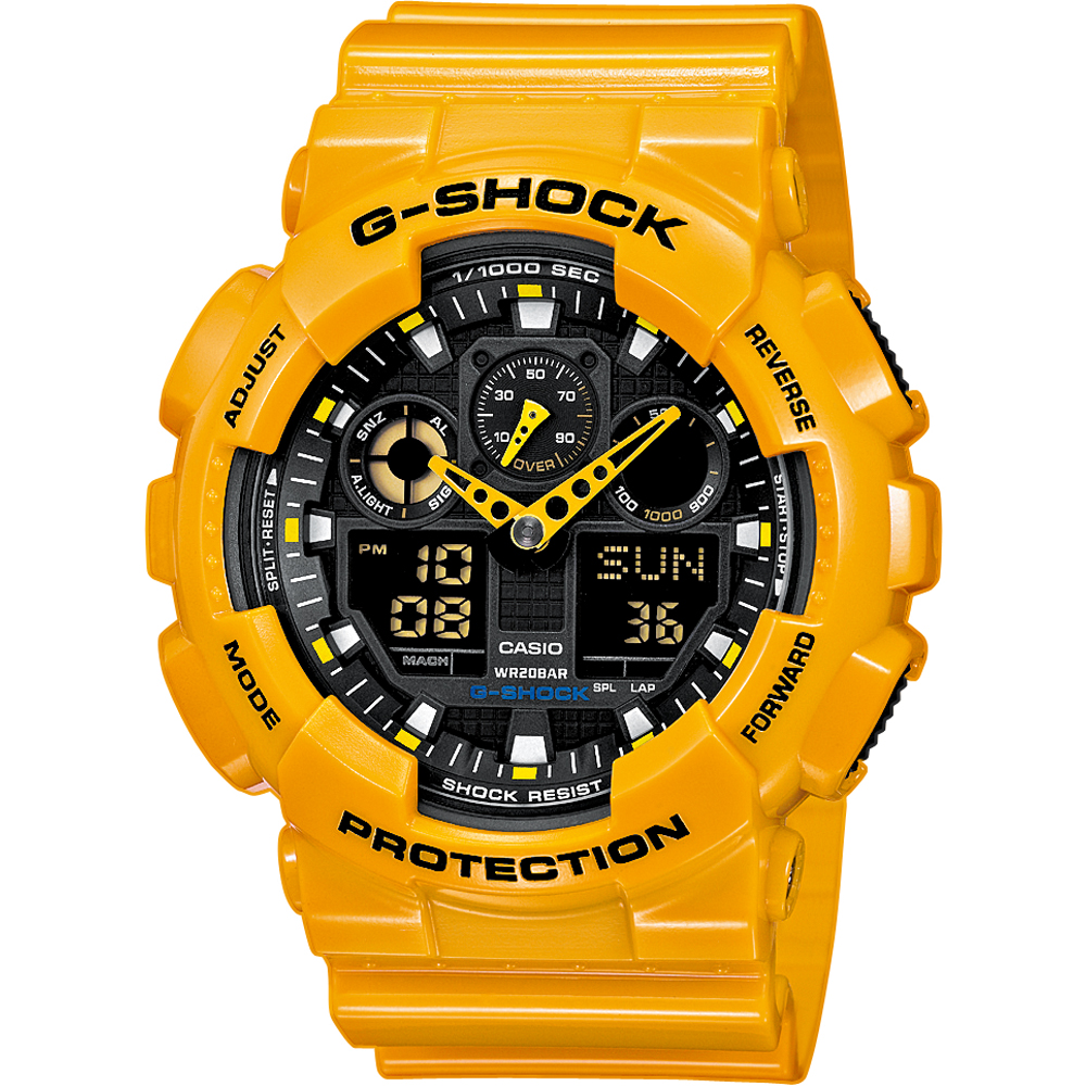 G-Shock Classic Style GA-100A-9AER Uhr