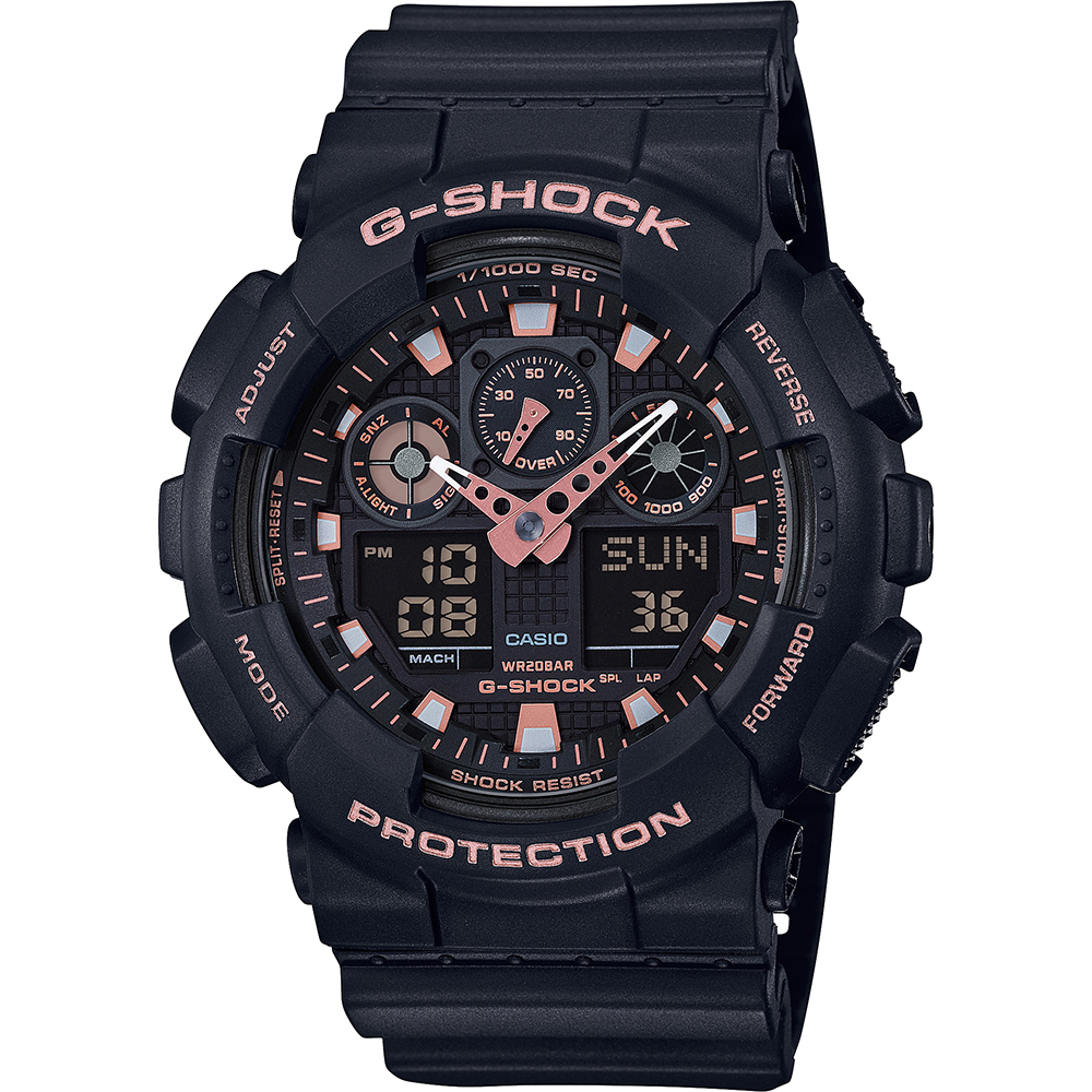 G-Shock Classic Style GA-100GBX-1A4ER Garrish Black Uhr