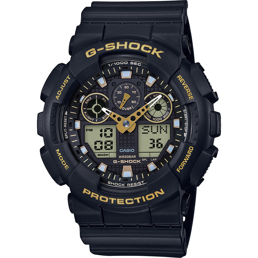 G-Shock Classic Style GA-100GBX-1A9ER Ana-Digi - Garrish Black Uhr