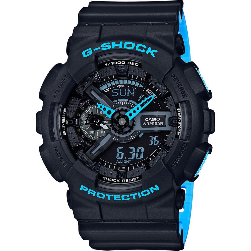 G-Shock Classic Style GA-110LN-1AER Layered Neon Uhr