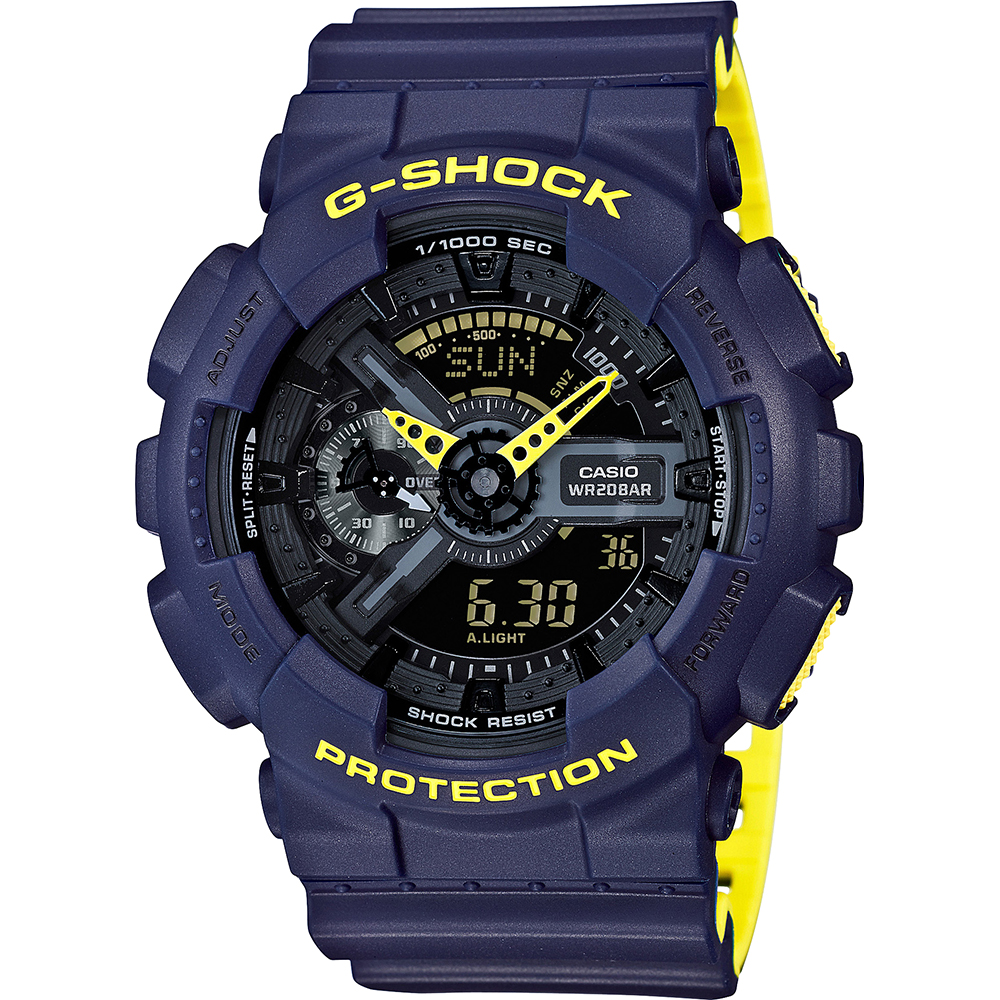 G-Shock Classic Style GA-110LN-2AER Layered Neon Uhr