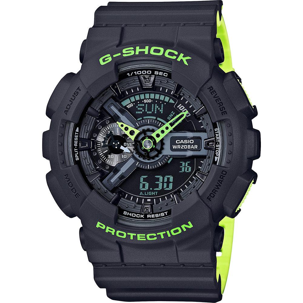 G-Shock Classic Style GA-110LN-8AER Layered Neon Uhr