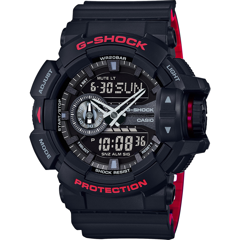 G-Shock Classic Style GA-400HR-1A Rotary Switch Uhr