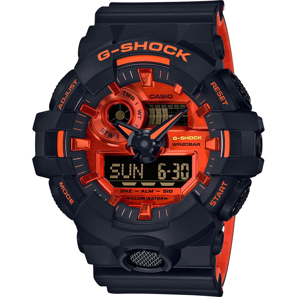 G-Shock Classic Style GA-700BR-1A Bright Orange Uhr