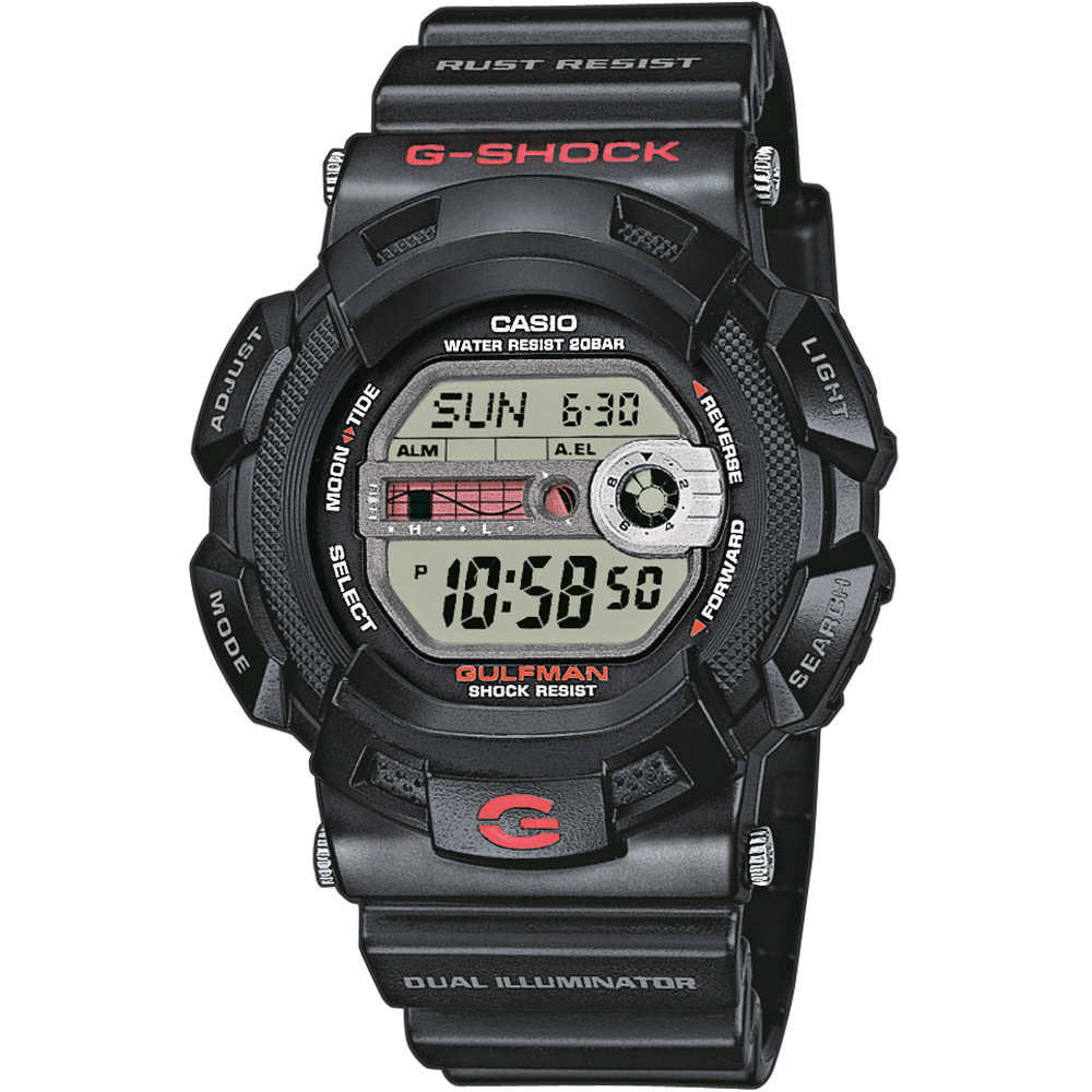 G-Shock Master of G G-9100-1ER Gulfman Uhr