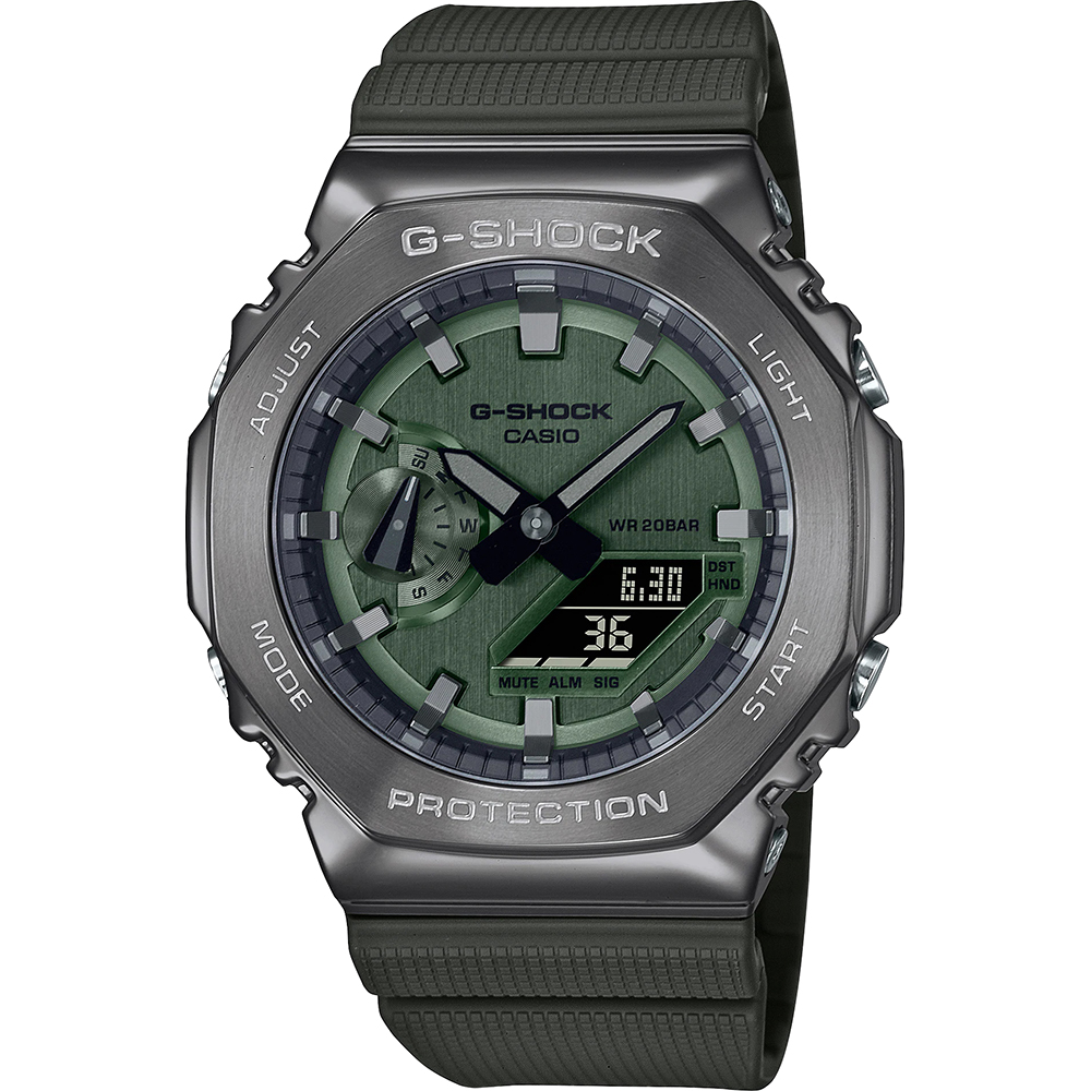 G-Shock G-Metal GM-2100B-3AER Metal Covered CasiOak Uhr