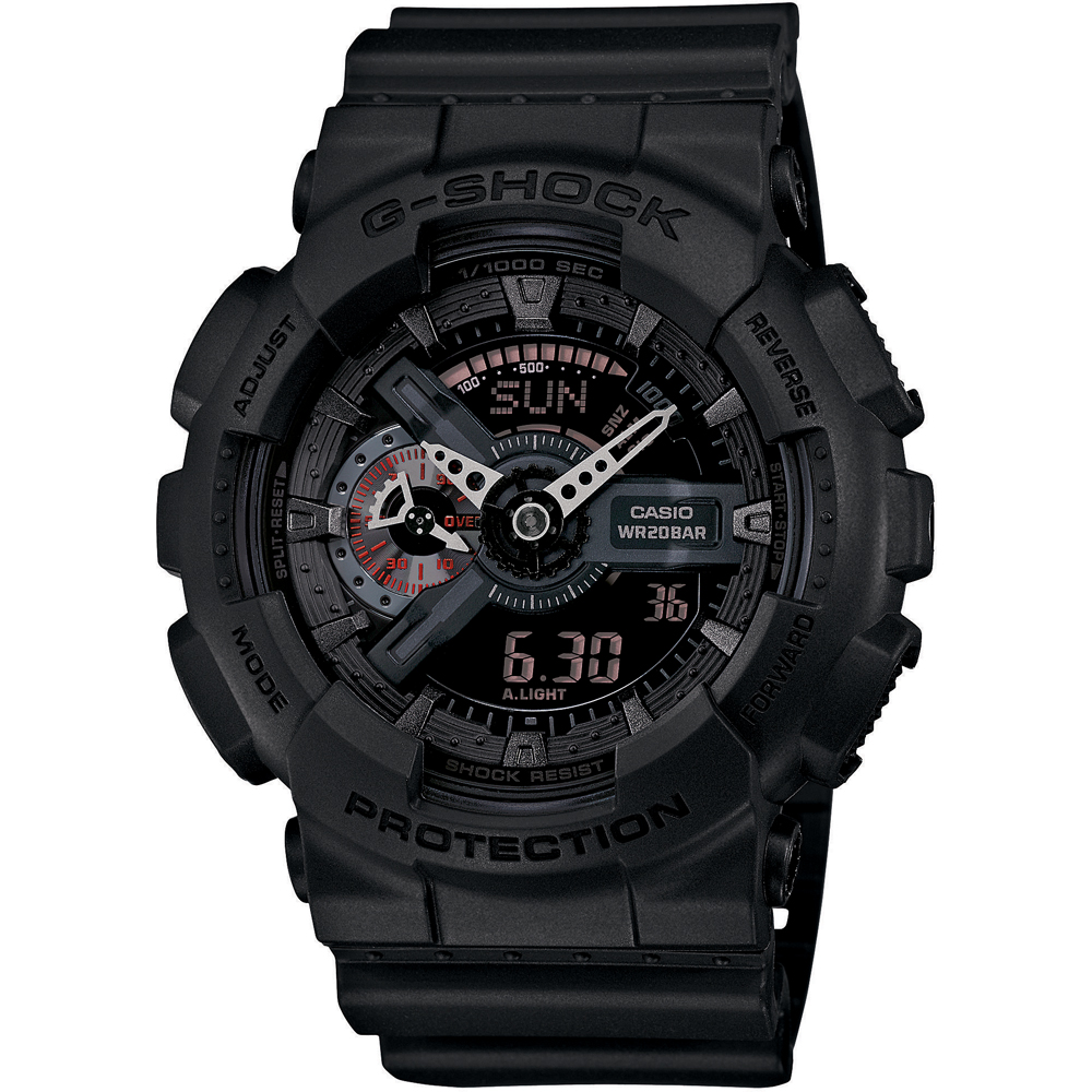 G-Shock Classic Style GA-110MB-1AER Mission Black Uhr