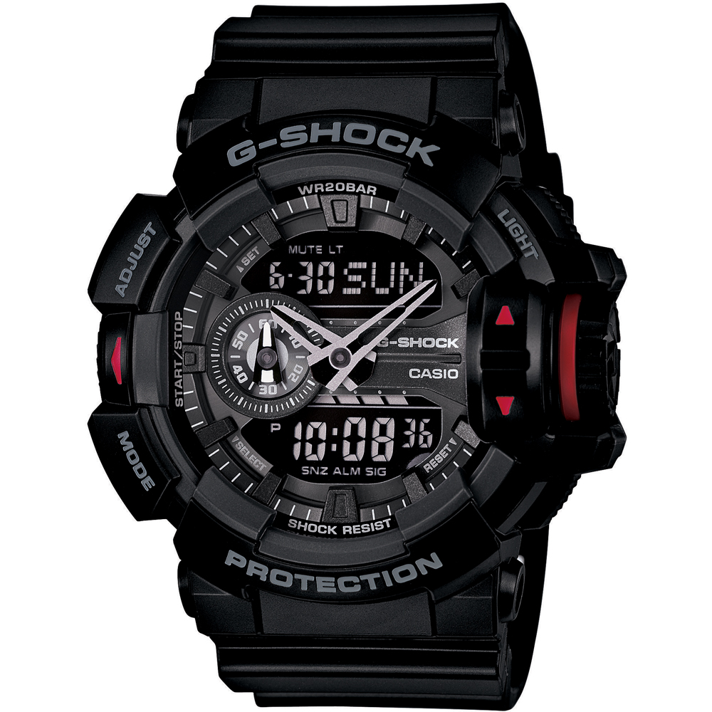 G-Shock Classic Style GA-400-1BER Rotary Switch Uhr