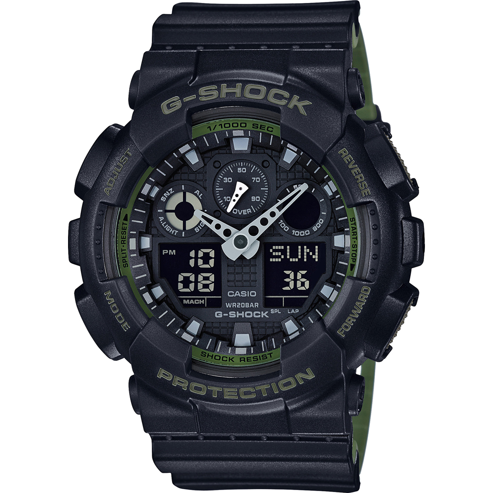 G-Shock Classic Style GA-100L-1AER Ana-Digi - Layered Color Uhr