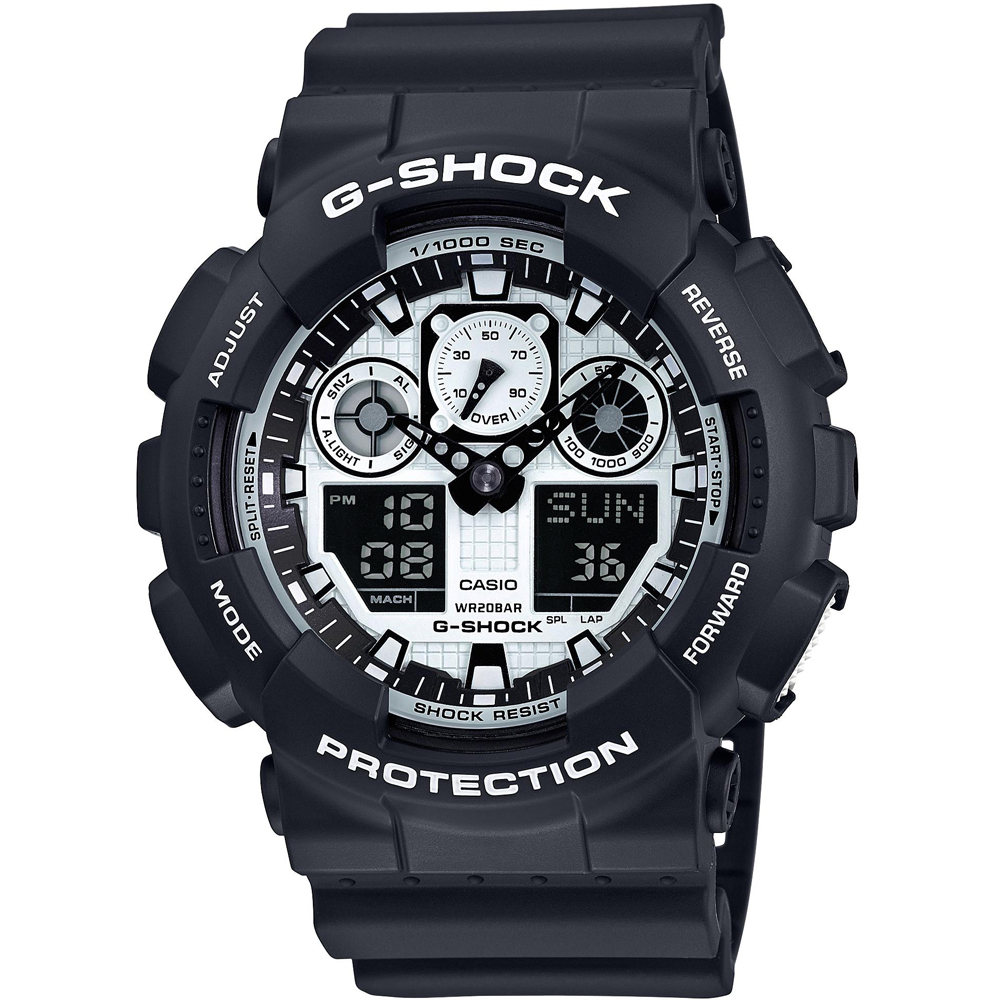 G-Shock Classic Style GA-100BW-1AER Team Zebra Uhr