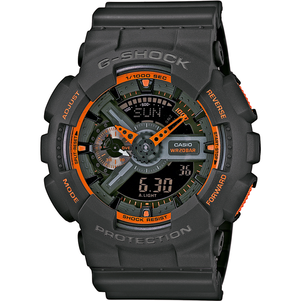 G-Shock Classic Style GA-110TS-1A4ER Trendy Neon Uhr