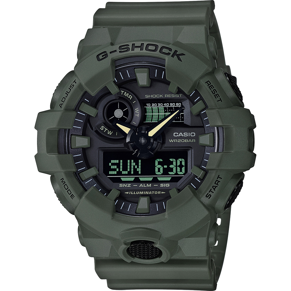 G-Shock Classic Style GA-700UC-3AER Streetwear - Ultra Color Uhr