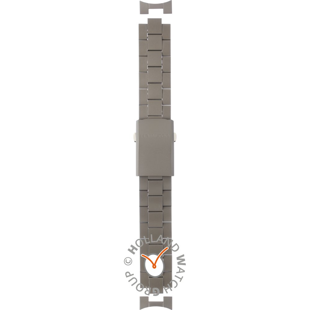 Hamilton Straps H695.705.105 Khaki Titanium Band