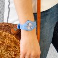 Blue silicone watch with sunray dial - Size Small Frühjahr / Sommer Kollektion Ice-Watch