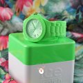 Green silicone watch with sunray dial - Size Medium Frühjahr / Sommer Kollektion Ice-Watch