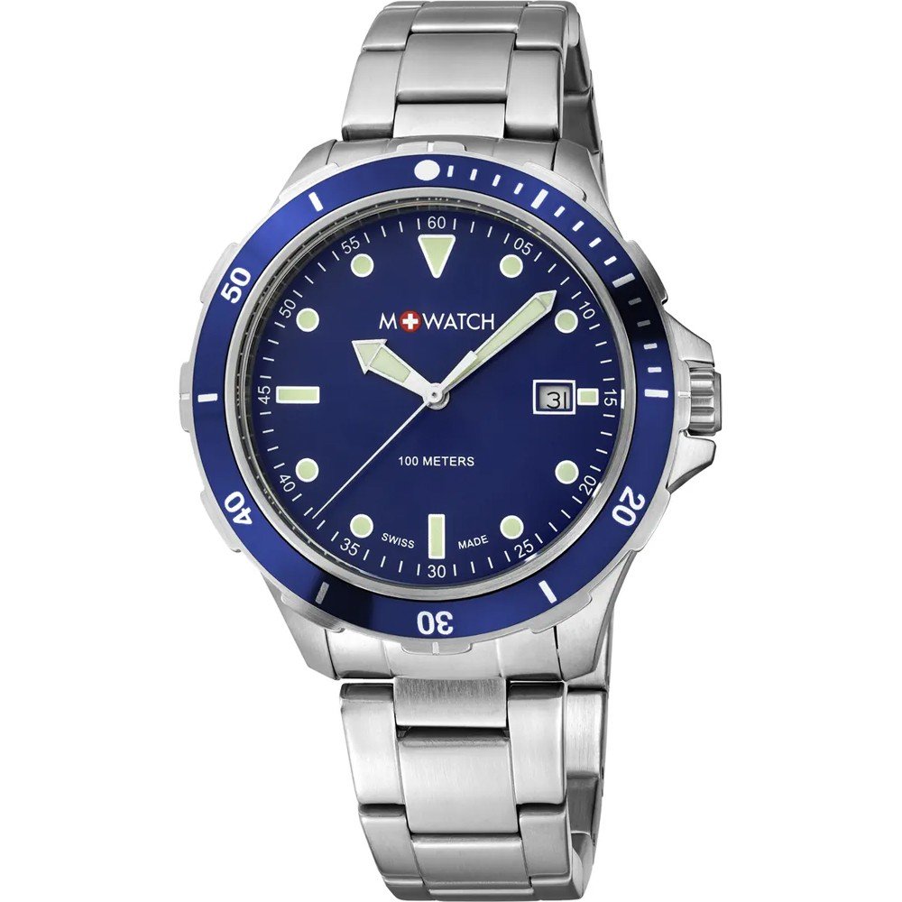 M-Watch by Mondaine Blue WBX.45240.SJ Aqua Steel Uhr