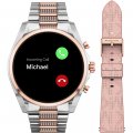 Touchscreen smartwatch with extra leather strap Frühjahr / Sommer Kollektion Michael Kors