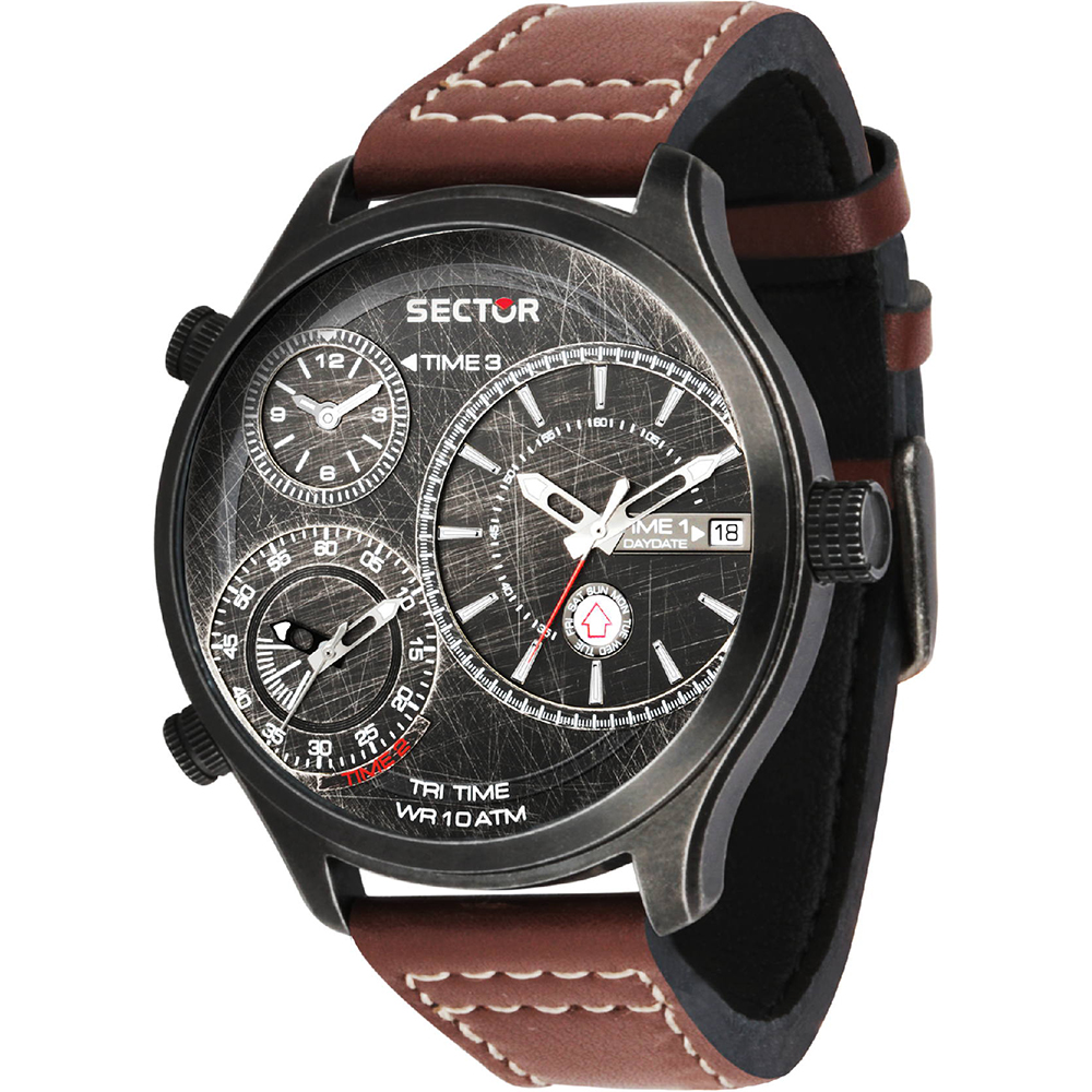 Sector R3251504003 Traveller Uhr