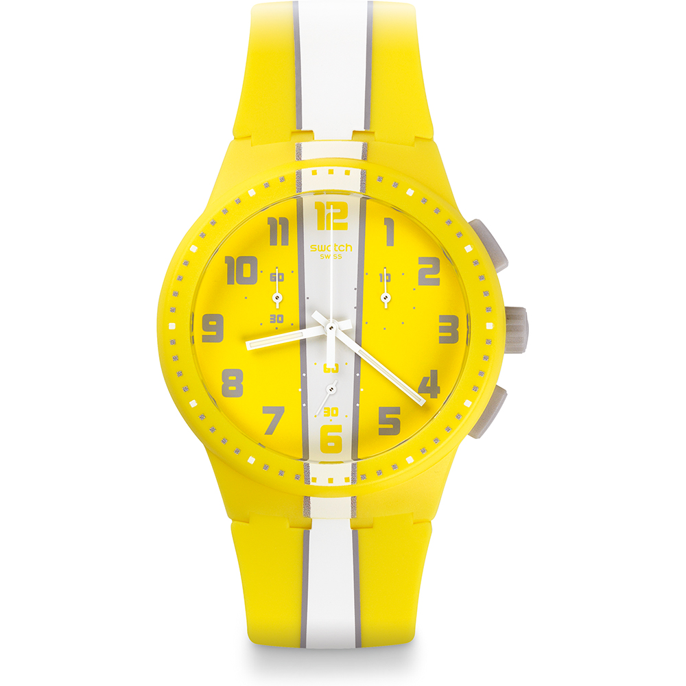 Swatch New Chrono Plastic SUSJ100 Amorgos Uhr