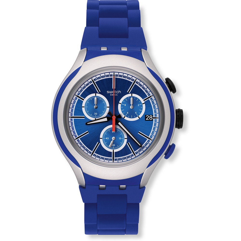 Swatch XLite Chrono YYS4017AG Blue Attack Uhr