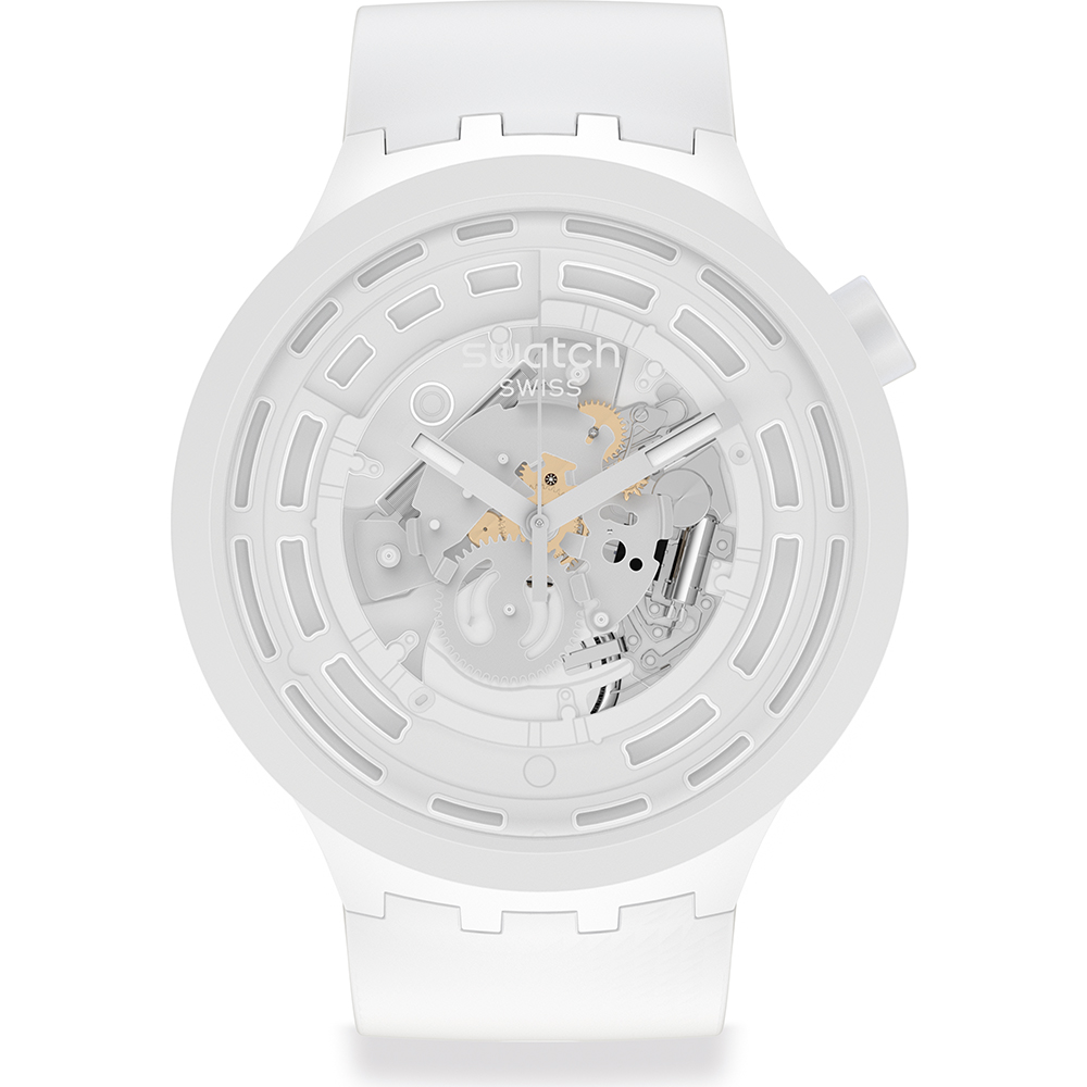 Swatch Big Bold SB03W100 C-White Uhr