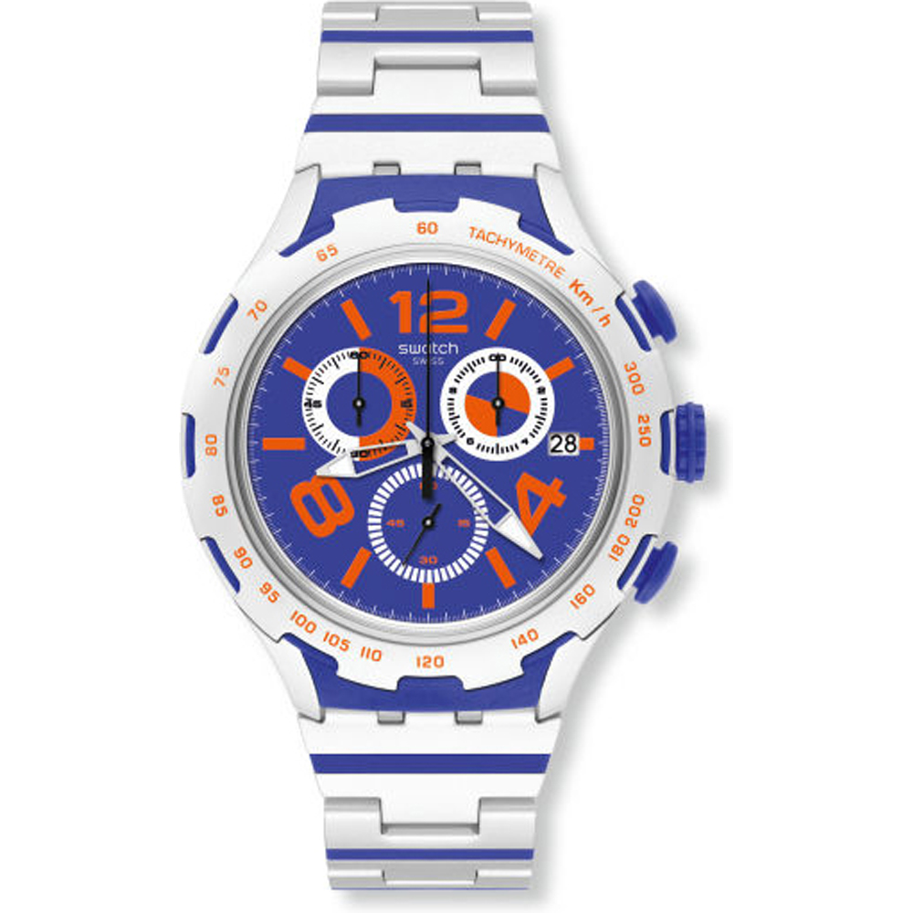 Swatch XLite Chrono YYS4011AG Chemical Blue Uhr