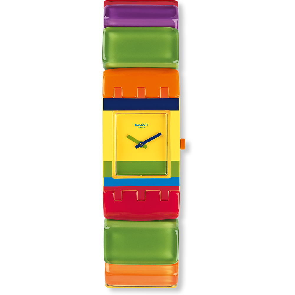 Swatch Square SUBJ101A Colorido Large Uhr