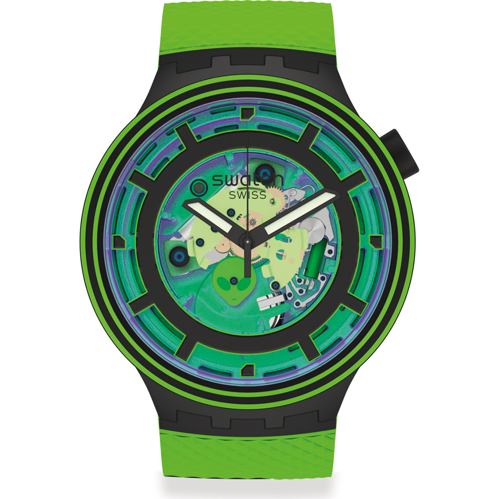 Swatch Big Bold SB01B125 Come In Peace! Uhr