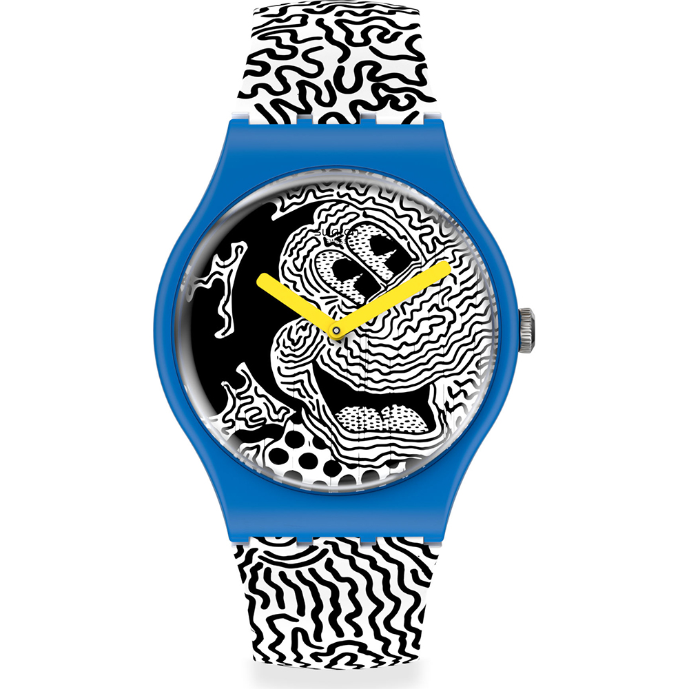Swatch NewGent SUOZ336 Eclectic Mickey Uhr