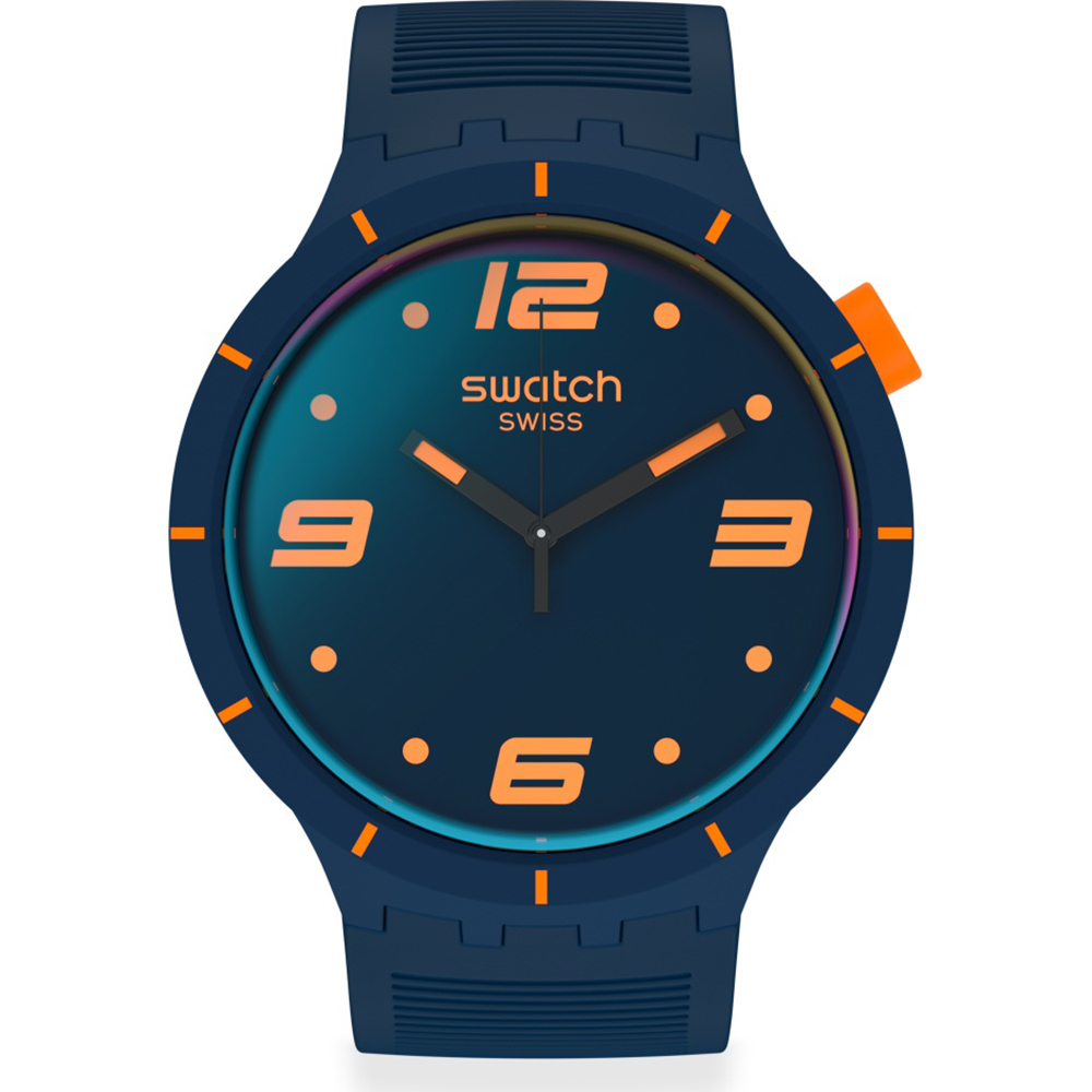 Swatch Big Bold SO27N110 Futuristic Blue Uhr