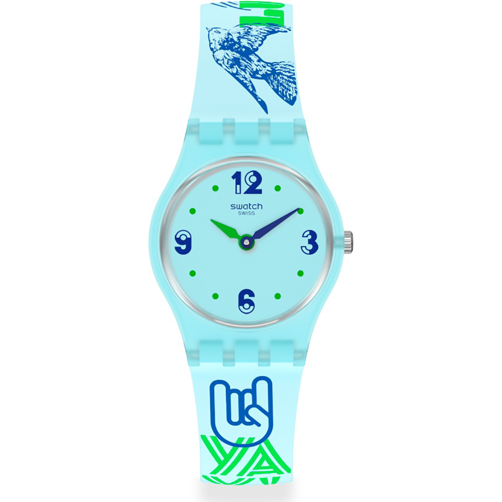 Swatch Standard Ladies LN157 #Greentouche Uhr