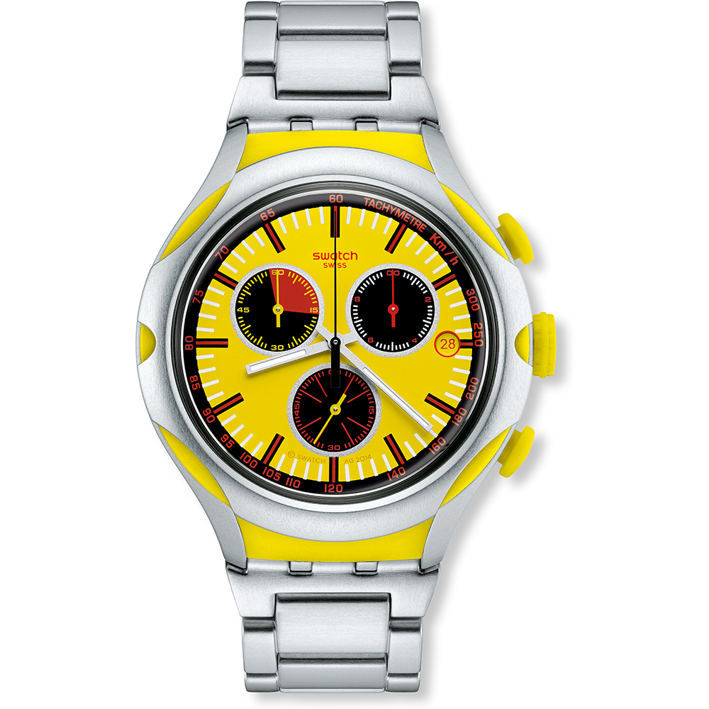 Swatch XLite Chrono YYS4002AG Lemon Squash Uhr