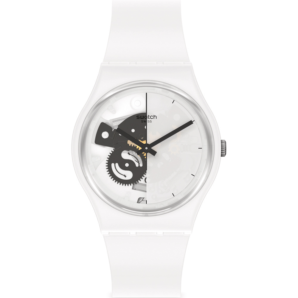 Swatch Standard Gents SO31W101 Live Time White Uhr
