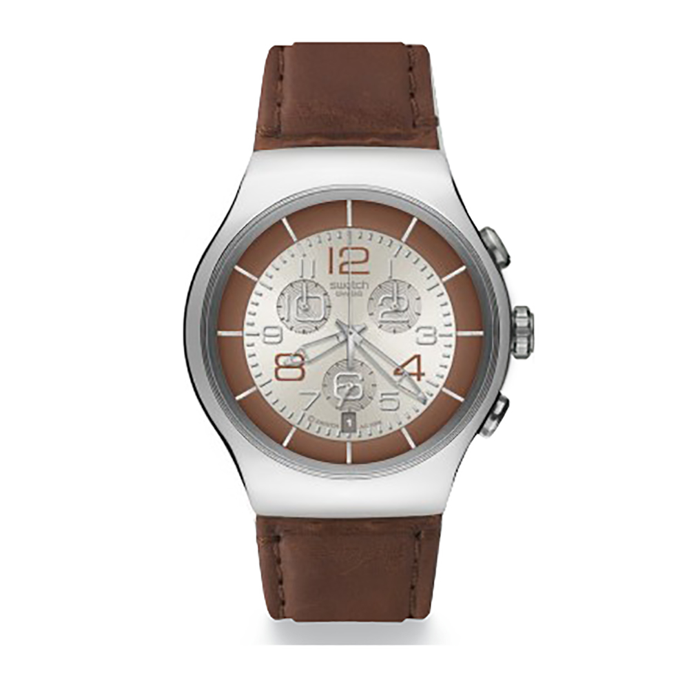 Swatch The Chrono YOS435 Massive Bronze Uhr