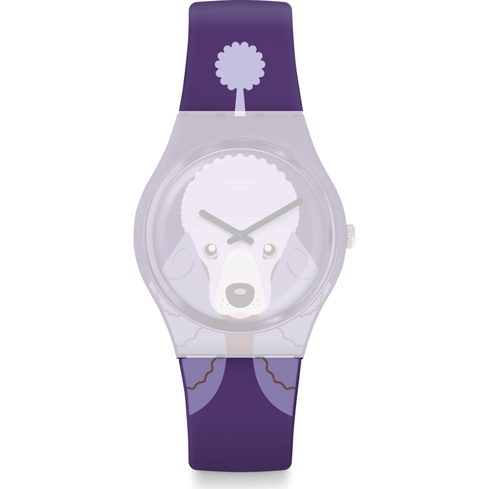 Swatch Standard Gents GV133 Purple Poodle Uhr