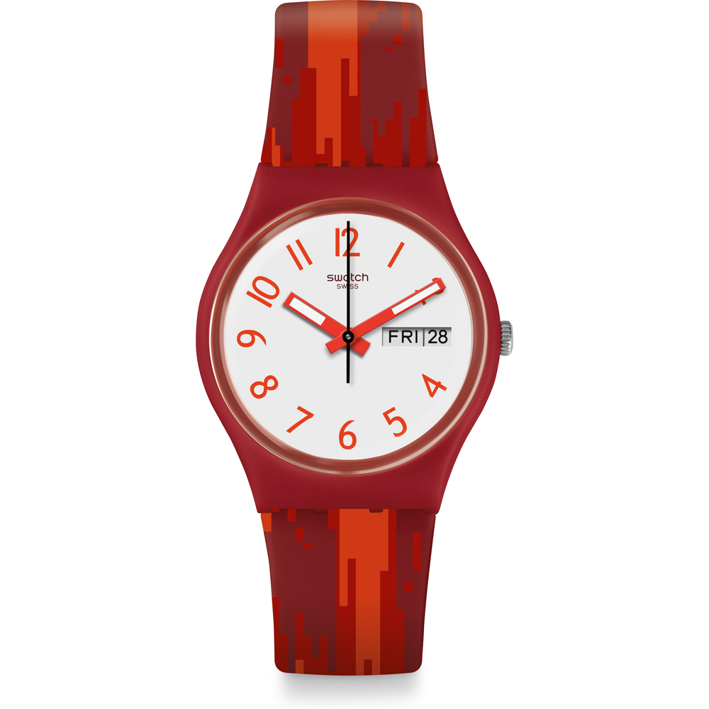 Swatch Standard Gents GR711 Red Flame Uhr