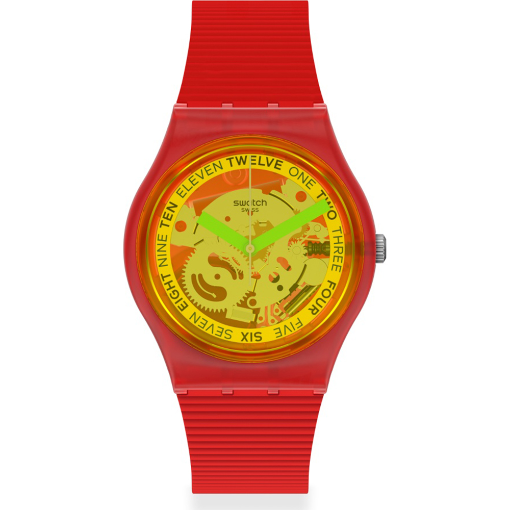 Swatch Standard Gents GR185 Retro-rosso Uhr
